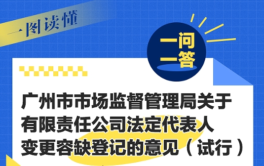【一图读懂】《沙巴体育-沙巴体育app-沙巴体育官网
关于有限责任公司法定代表人变更容缺登记的意见（试行）》一问一答